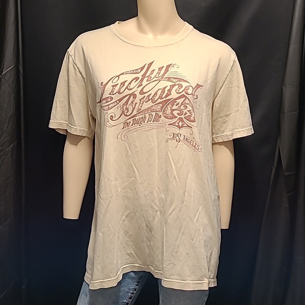Lucky Brand Classic Fit Y2k Affliction Style Graphic Tee